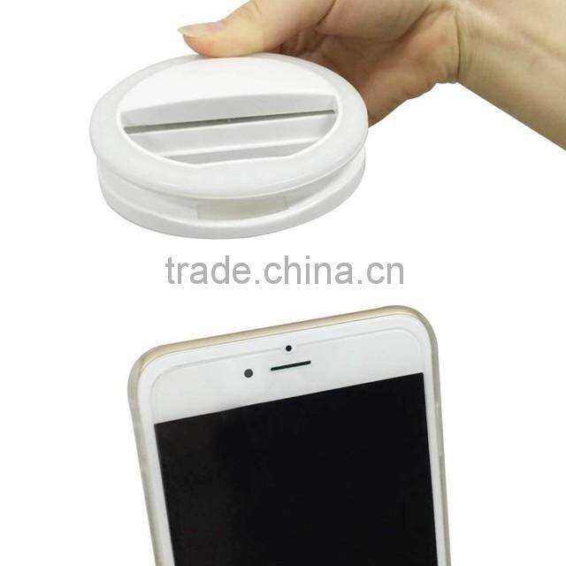 Latest design portable clip on LED selfie lights case universal for selfie
