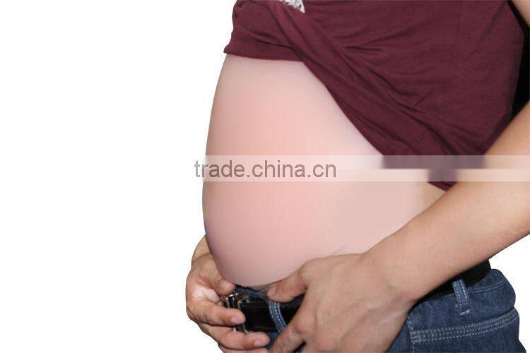 huge tummy for men pregnancy belly brown crossdresser favorite fake belly drag show silicone pregnant belly