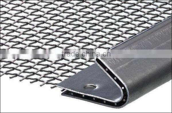 High tensile and high sieve net rate Woven crimped galvanize iron wire mesh for sale