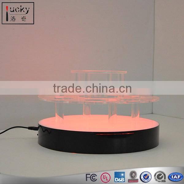 Hot Selling Bar or Kitchen Acrylic Wine bottle Desktop Display Stand