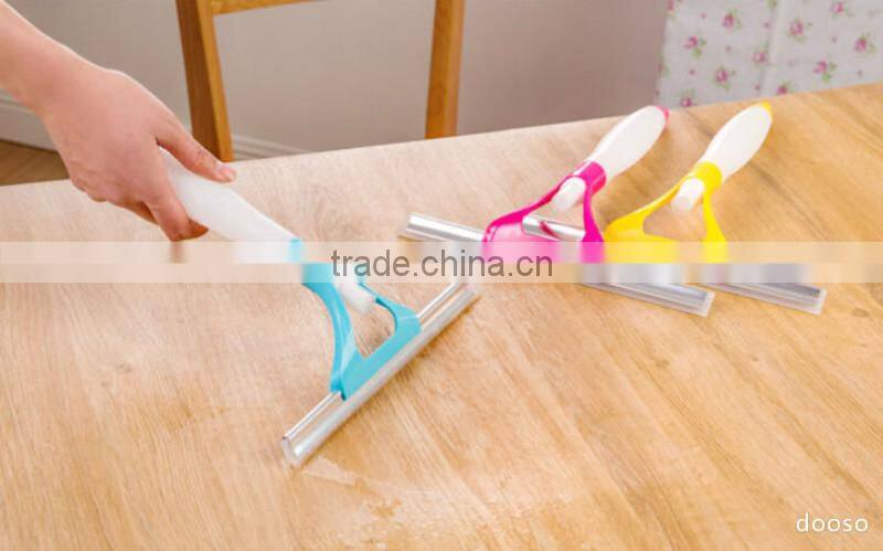 3 in 1 Rubber Squeegee Sponge Tool Spray Bottle Window Cleaning Glass Auto Wiper