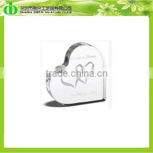 DDL-H058 Trade Assurance Clear Acrylic Wedding Award