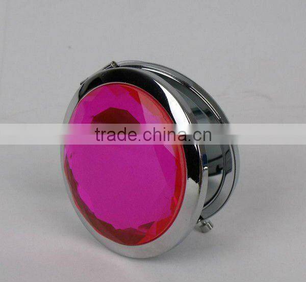 Crystal Decorative Mirror Round compact (R-1379