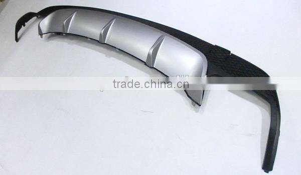 CLA diffuser with exhaust tips fit for MB CLA-CLASS W117 CLA260 chang into CLA45 style silver diffuser with tips