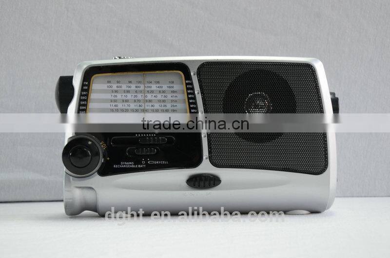 hand crank dynamo rechargeable portable torch radio dealers Radio