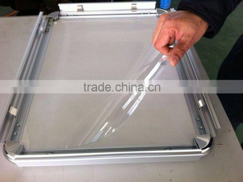 Customized aluminum poster frame, click snap frame, a1 a2 a3 a4 snap frame