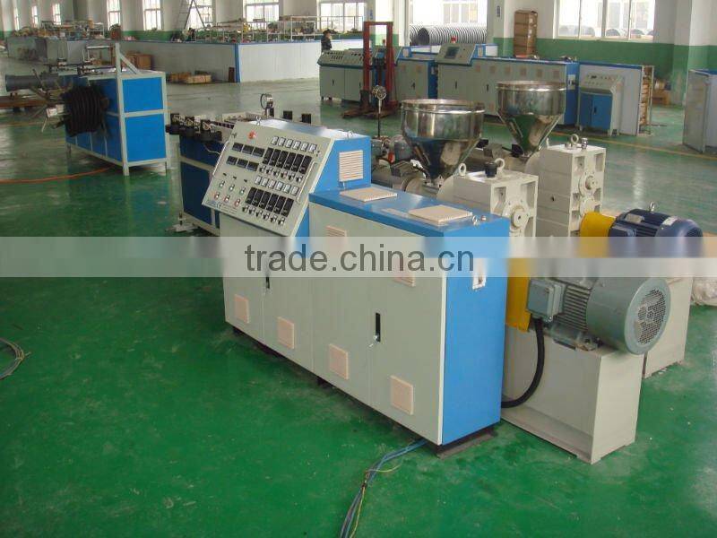 Super fine process PE double wall corrugated pipe extrusion line/production line/making machine