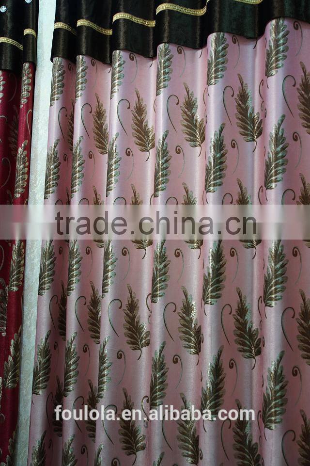 100 percent polyester yarn dyed curtain fabric blackout fabric blackout curtain fabric
