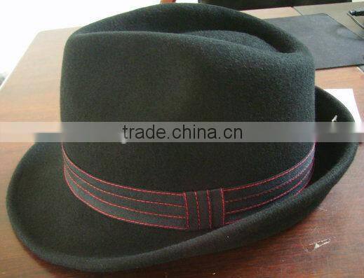Wool felt fedora hats