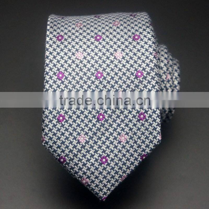 2016 hot selling polka pot cheap polyester mens neckties