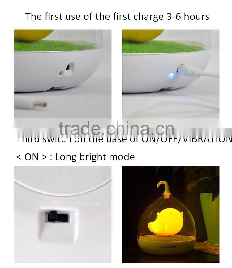 2015 rechargeable sensor led night lamp