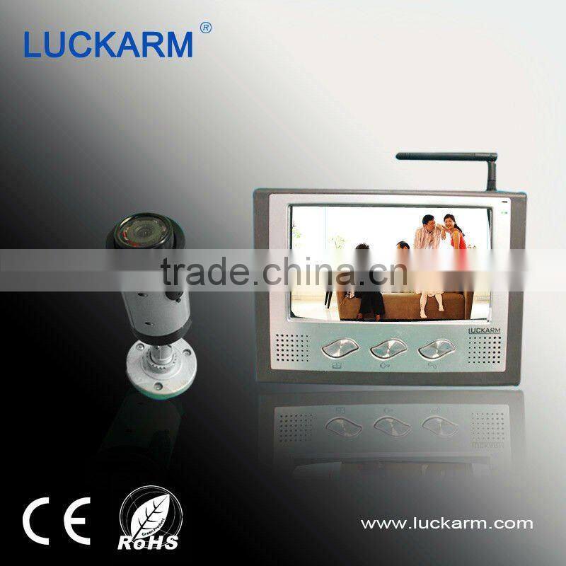 2012 Wireless Color video door monitor intercom