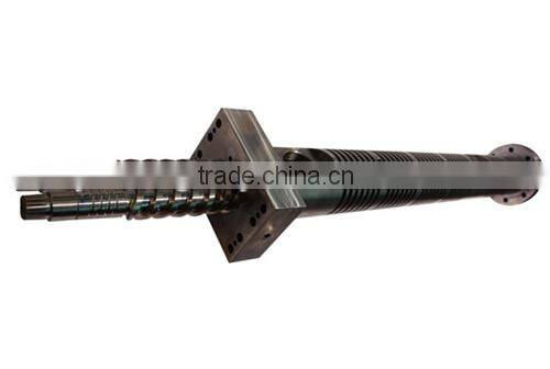 Plastic extruder parallel twin screw and barrel for floor/board extrusion line