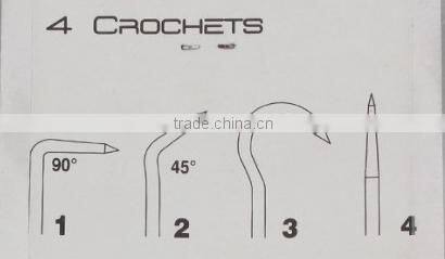 4 PCS Mini Hook Pick Tool Set