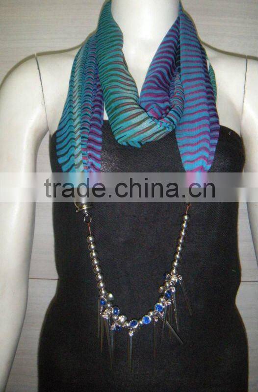 Charming Scarf/Jewellery Neck ring Scarf/Latest Scarf 2013