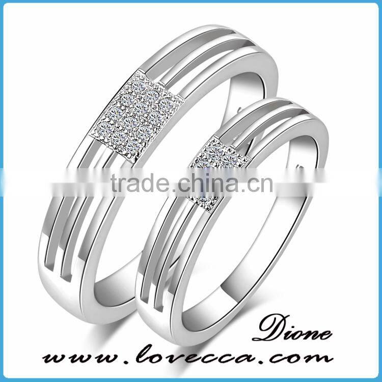 Fashion fine jewelry wholesale 925 sterling silver diamond ring