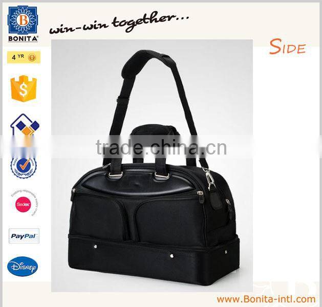Nylon mens golf clothes bag high capacity