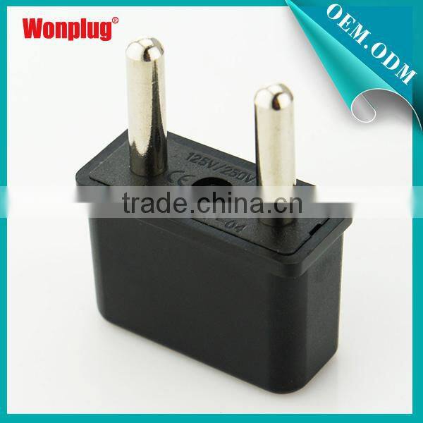 Hot Sale Wholesale EU 4mm Pin Diameter Converter Plug Factory Price & CE Certification