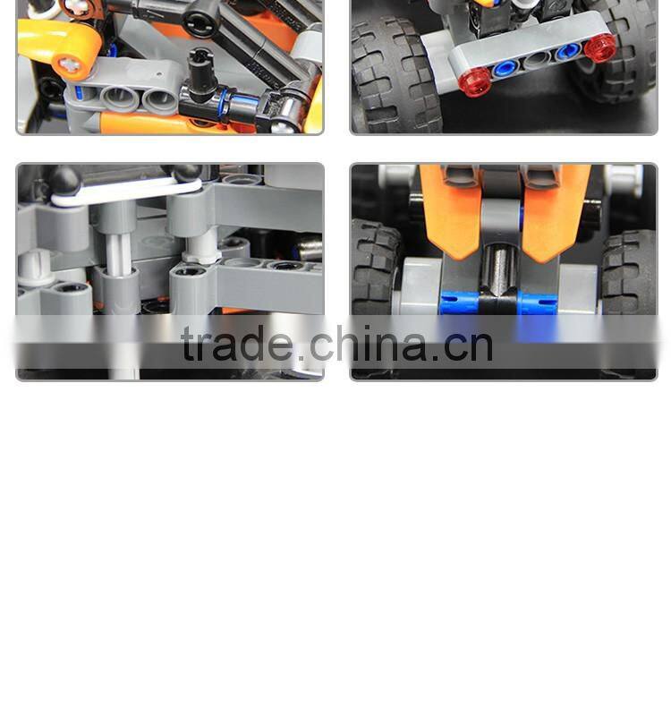 Child Puzzle plastic building blocks kid toy X-Mountain ATV