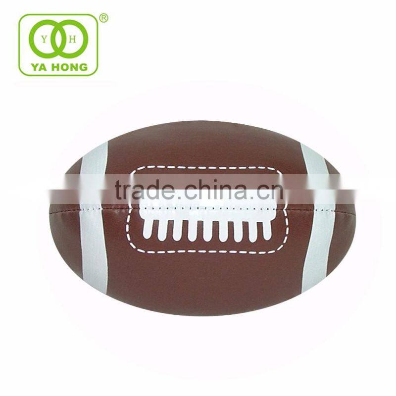 Mini Rugby ball toy with PVC leather outside and PP cotton inside