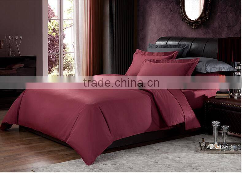 luxury cotton plain hotel bedlinens