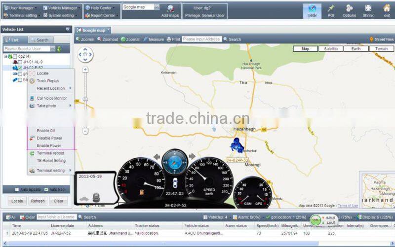 gps tracking system software compatible with 95% China-made gps tracker GV300