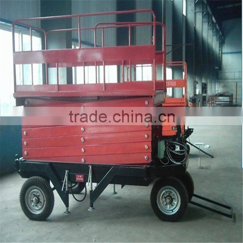 Cost price super quality mobile scissor mechanical lifter