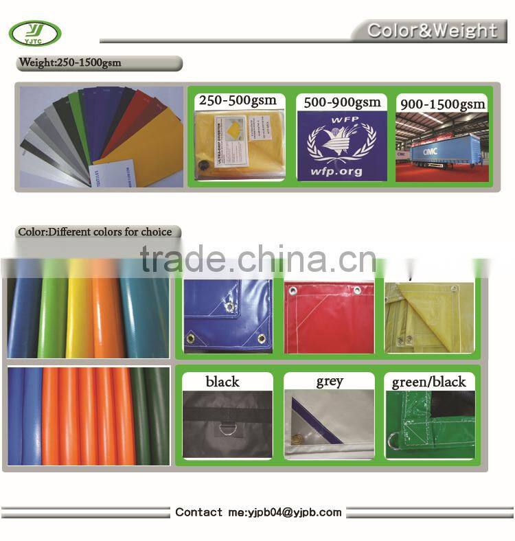 650gsm korea pvc coated polyester tarpaulin