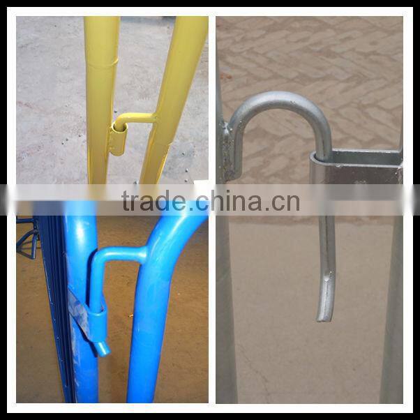 1.4m height pvc coated temporary fencing barrier for events and gatherings