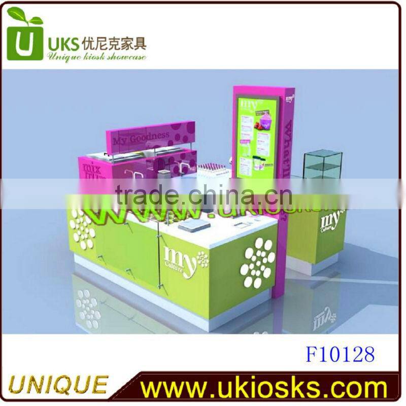 2013 Aluminium framed modern office furniture reception desk, high quality round reception counter with 70mm thick partition