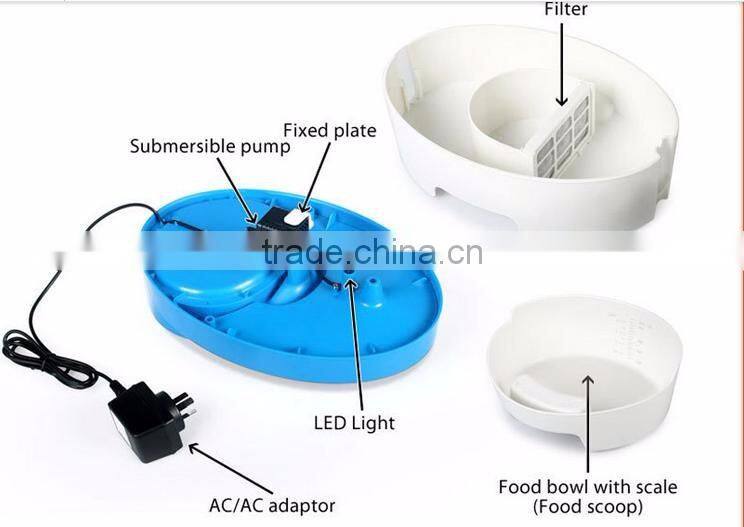 Double bowl Dog Feeding & Watering Supplies Automatic dog bowls disposable