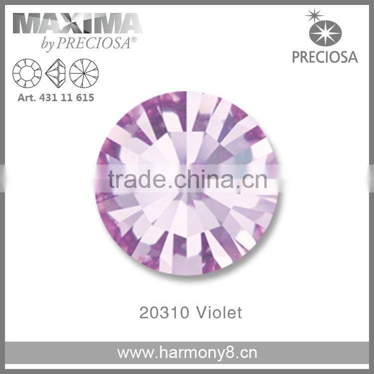 Original PRECIOSA MC Chaton Maxima, Violet Point Back Rhinetsone
