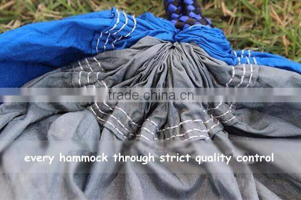 Multiple color available nylon parachute hammock hot selling