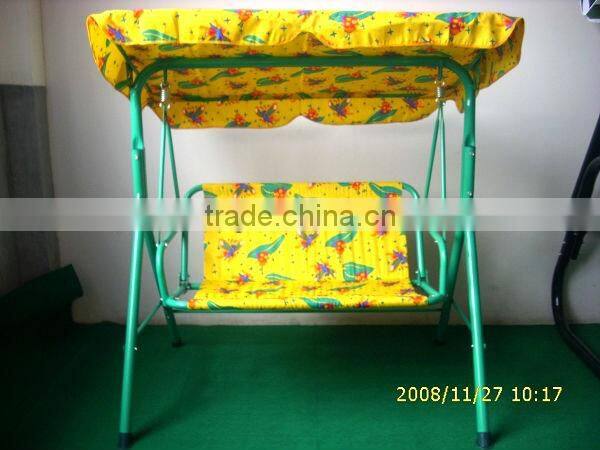 Outdoor leisure kids garden iron Swing chair