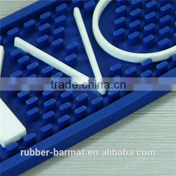 Best sell printed logo pvc rubber mats