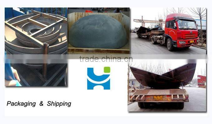 Top quality Hot pressing carbon steel hemisphere dished ends