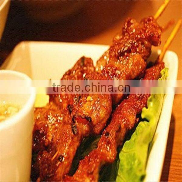 best sale item of rotating bbq skewer,wooden handle bbq skewers