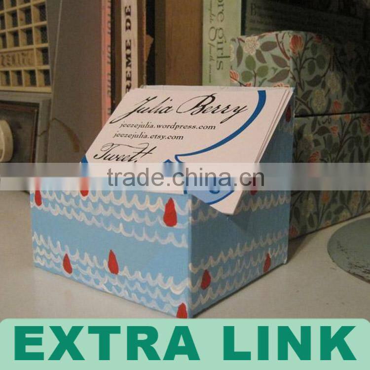 Wholesale Desktop Cheap Leather Paper Cardboard Business Card Holder