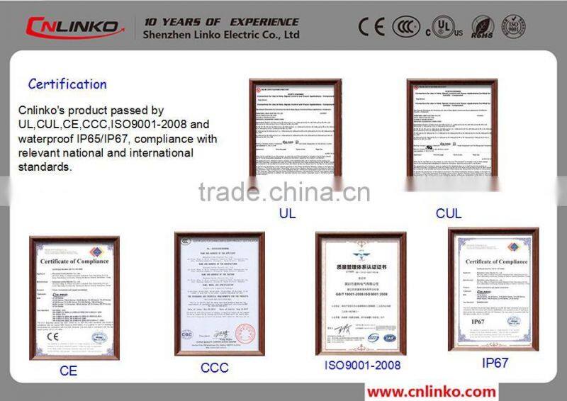 ip68 3pin male female connector for led outdoor lighting