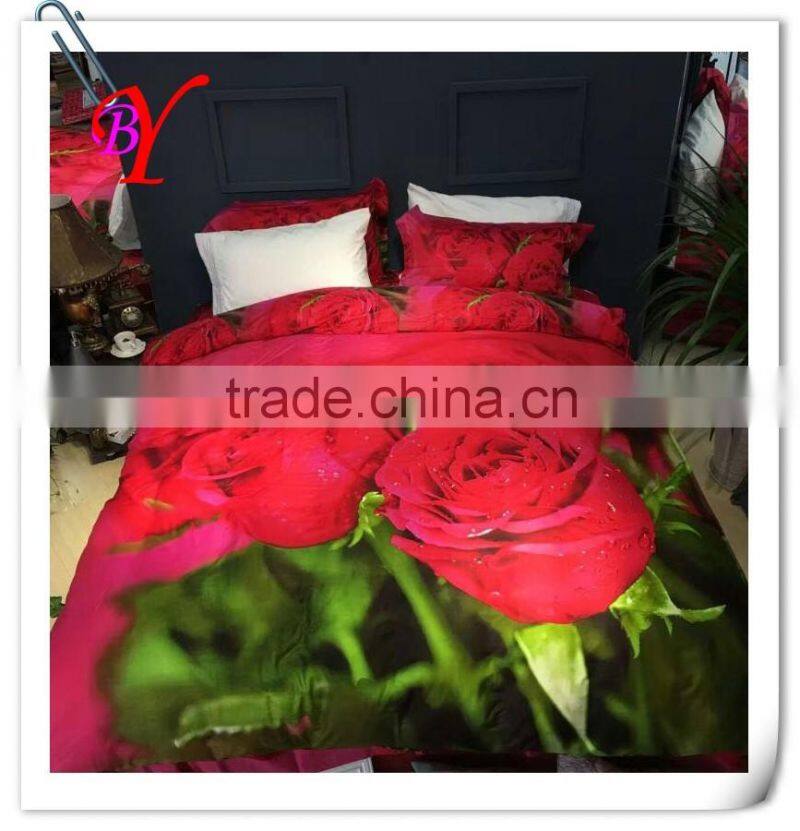 100% Cotton 3D Reactive Printed Bedding Sets