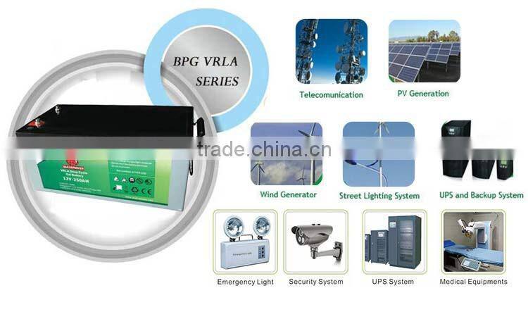 Mobile Base Signal System solar gel sealed lead acid ups battery 12v 65ah