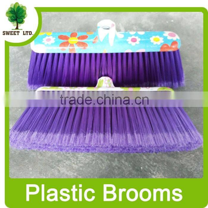 Good strong plastic broom soft brush SWEET factory