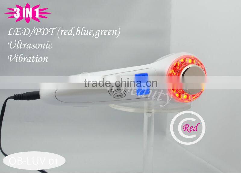 Portable led ultrasonic equipment for skin OB-LUV 01