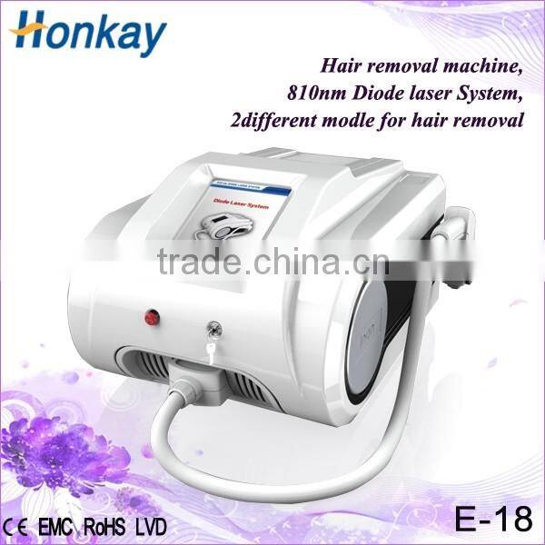 Big spot size portable diode laser 810 hair removal machine/ laser hair removal machine