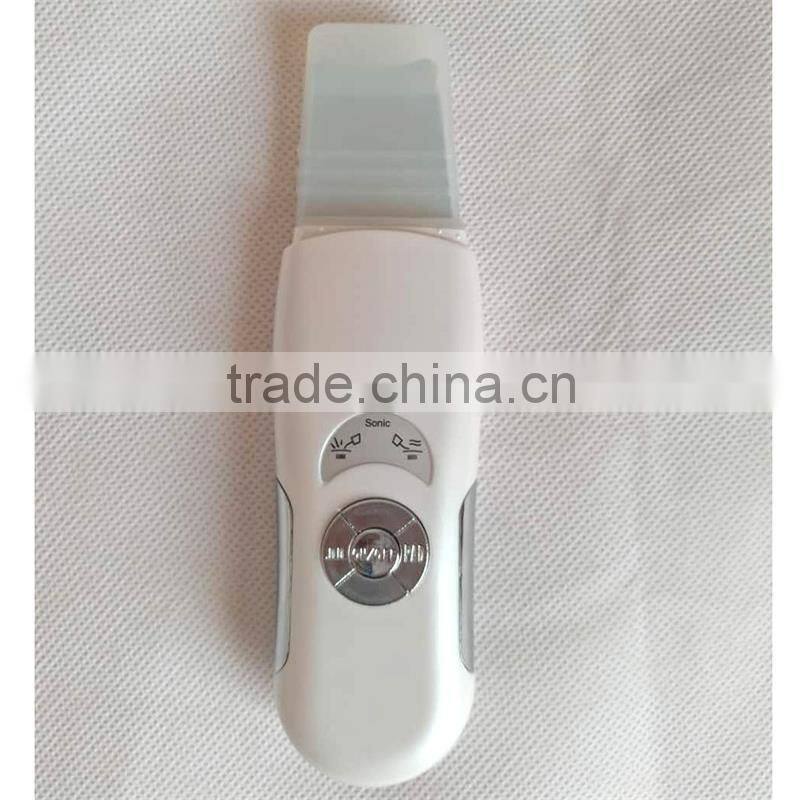 Portable skin scrubber ultrasonic peeling beauty machine