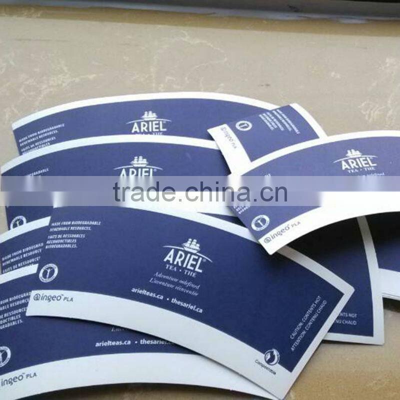 Biodegradable PLA coated offsetting paper for paper cup,food grade PLA material