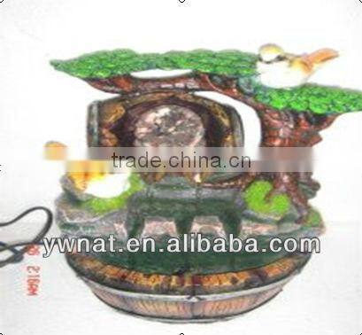 2013 new design and cheapest decorative resin water fountain for indoor or office