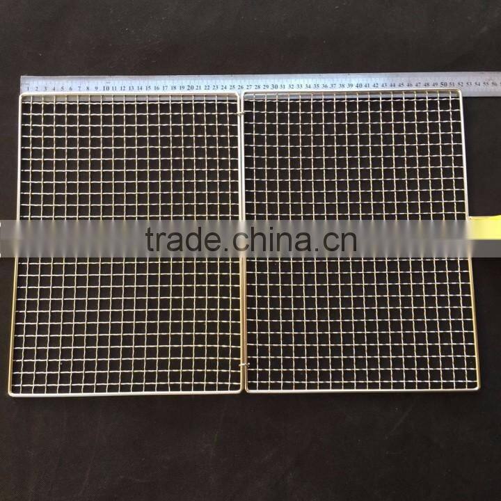 food grade stainless steel barbecue BBQ crimped wire mesh