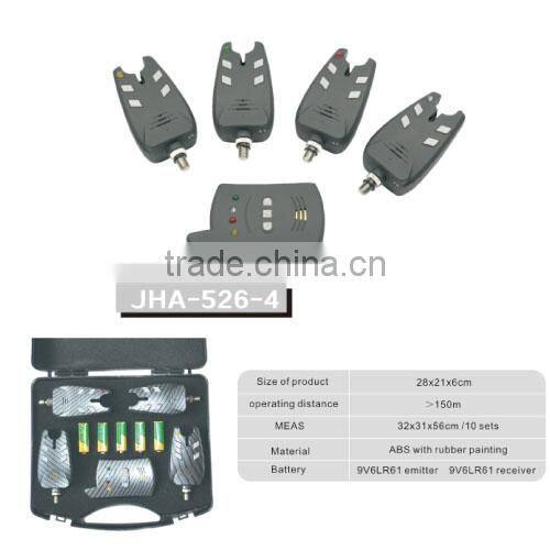 Special 8 leds line wireless carp fishing bite alarm