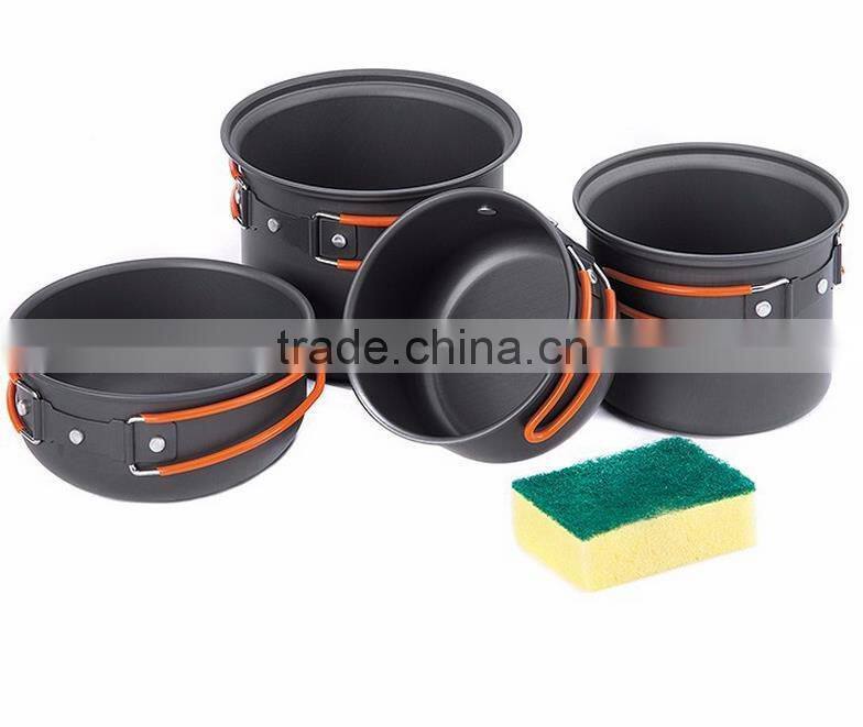 1l titanium pot with lid ,H0T12 cast aluminium pots